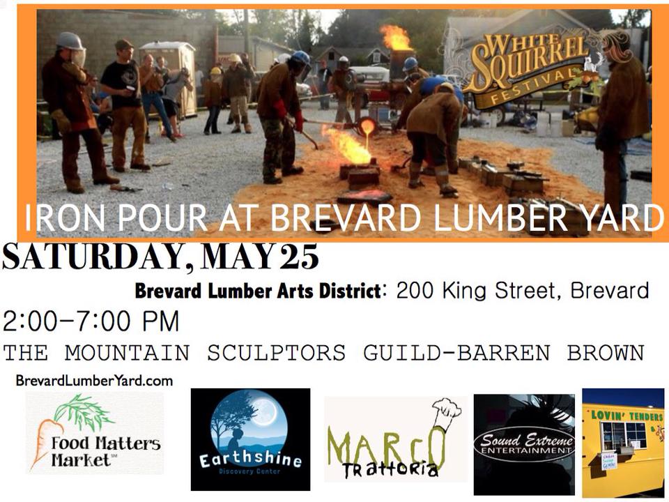Brevard Lumber Iron Pour (White Squirrel Festival) 
